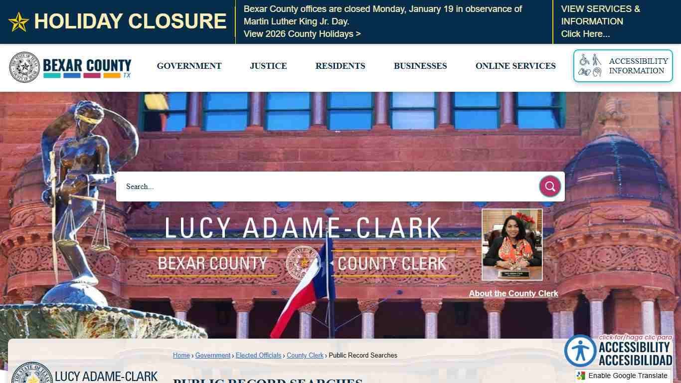 Public Record Searches | Bexar County, TX - Official Website